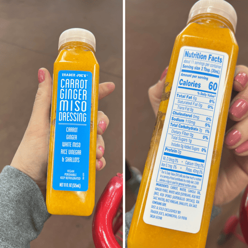 Carrot Ginger Salad Dressing