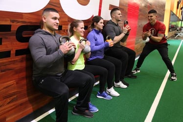 Fitness team training