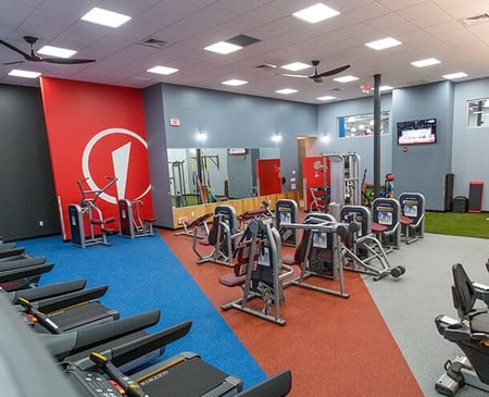 women's only workout area edge fitness