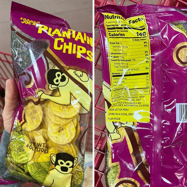 Plaintain Chips from Trader Joes