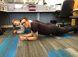 Plank at the office