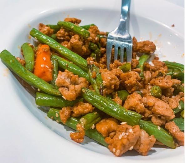 Spicy Ground Turkey Stir Fry