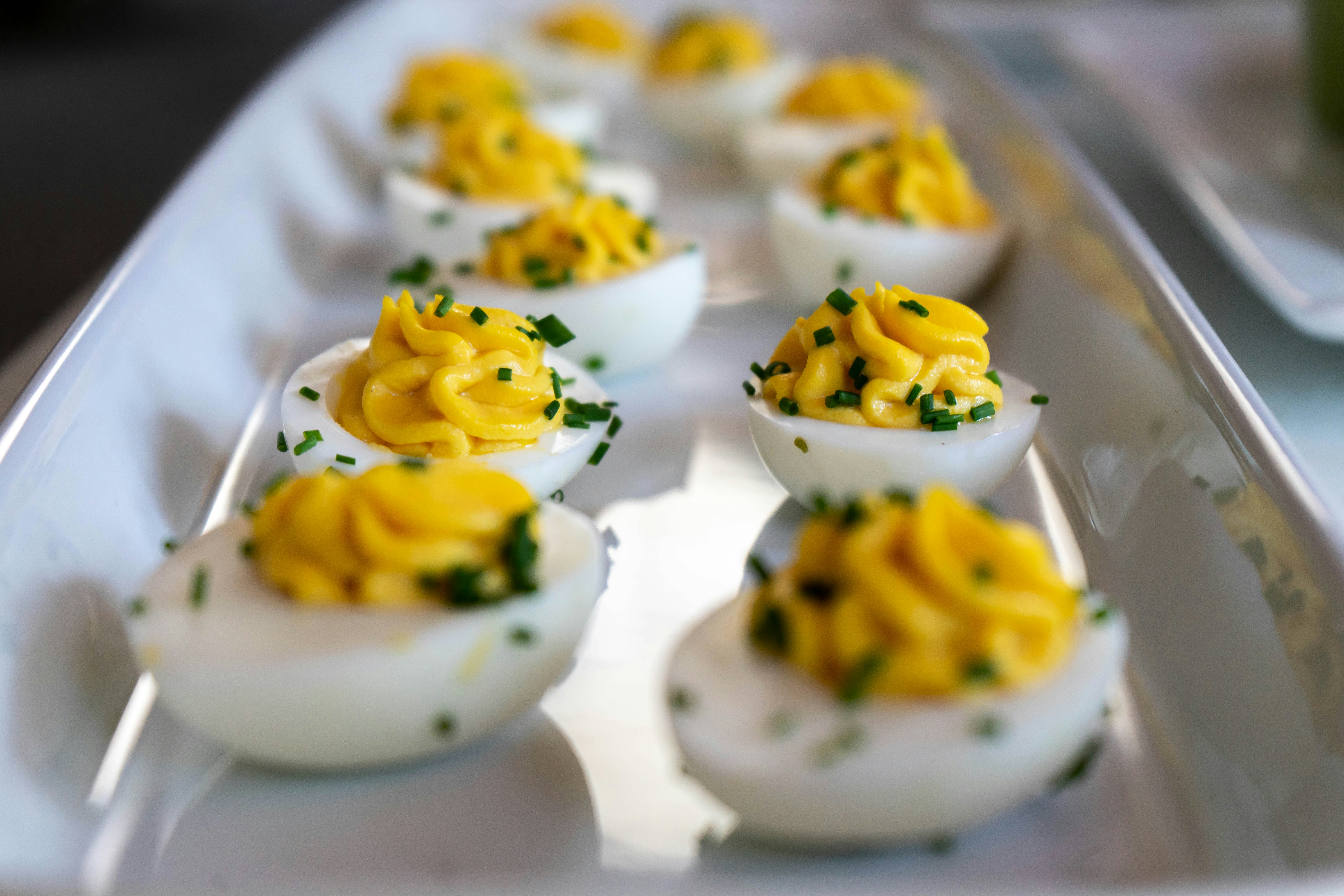 Cleaner Deviled Eggs